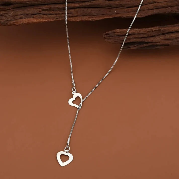 Elegant Double Heart Love Necklace