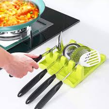 Spatula Spoon and Lid Holders with 4 Slots